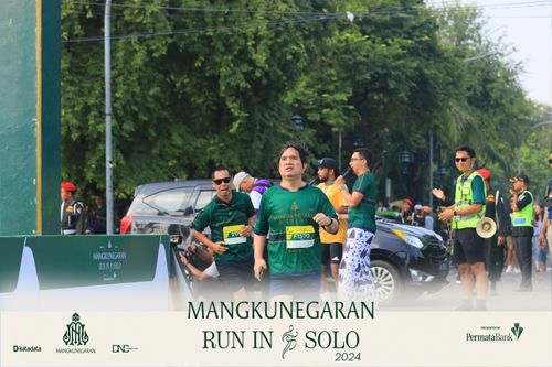 Race photo from Mangkunegaran Run 2024