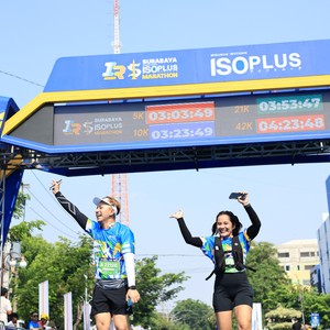 Race photo from SURABAYA ISOPLUS MARATHON 2026
