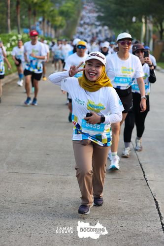 Race photo from Taman Budaya x BOGORUN 2025