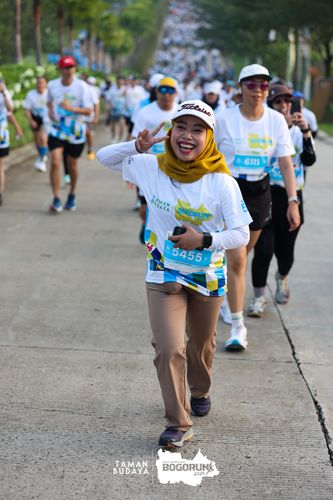 Race photo from Taman Budaya x BOGORUN 2025