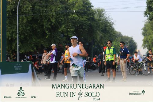 Race photo from Mangkunegaran Run 2024