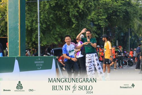 Race photo from Mangkunegaran Run 2024