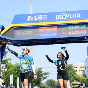 Race photo from SURABAYA ISOPLUS MARATHON 2026