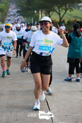 Race photo from Taman Budaya x BOGORUN 2025