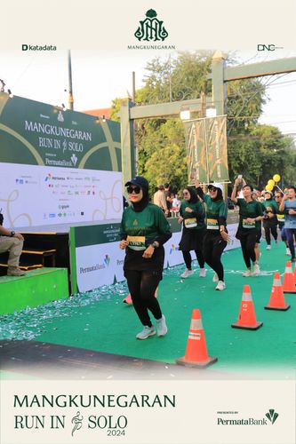 Race photo from Mangkunegaran Run 2024