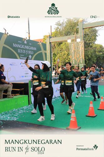 Race photo from Mangkunegaran Run 2024