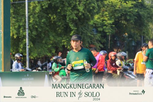 Race photo from Mangkunegaran Run 2024
