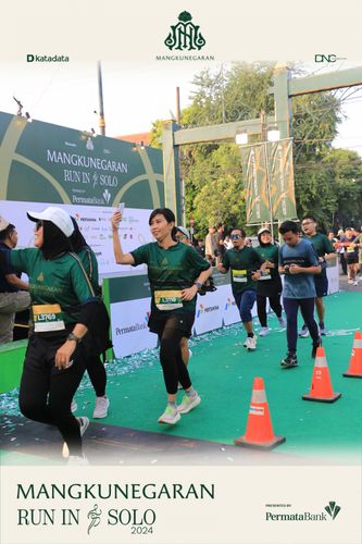 Race photo from Mangkunegaran Run 2024