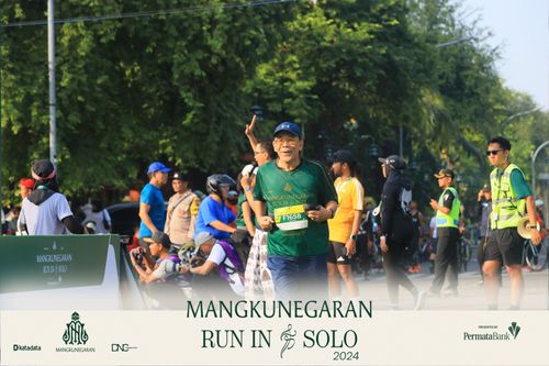 Race photo from Mangkunegaran Run 2024