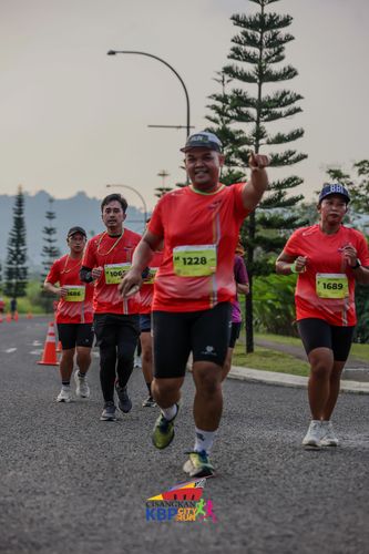 Race photo from CISANGKAN KBP CITY RUN 2025