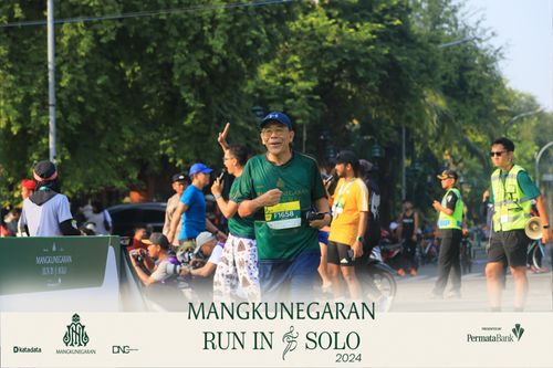 Race photo from Mangkunegaran Run 2024