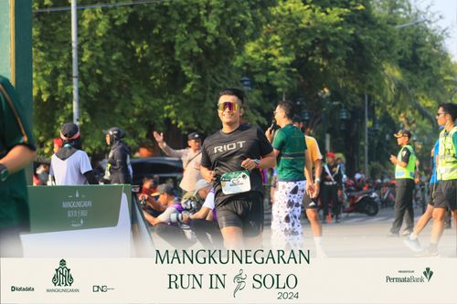 Race photo from Mangkunegaran Run 2024