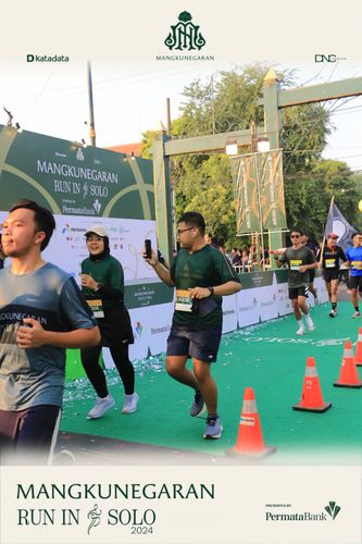 Race photo from Mangkunegaran Run 2024