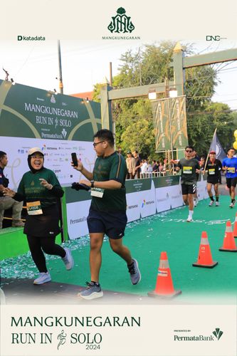 Race photo from Mangkunegaran Run 2024