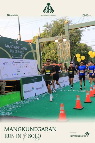 Race photo from Mangkunegaran Run 2024