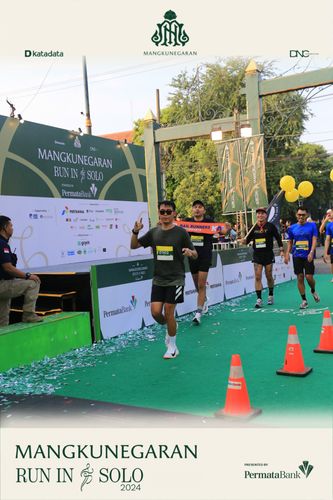 Race photo from Mangkunegaran Run 2024