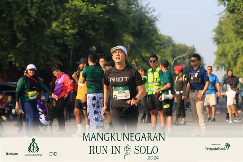 Race photo from Mangkunegaran Run 2024