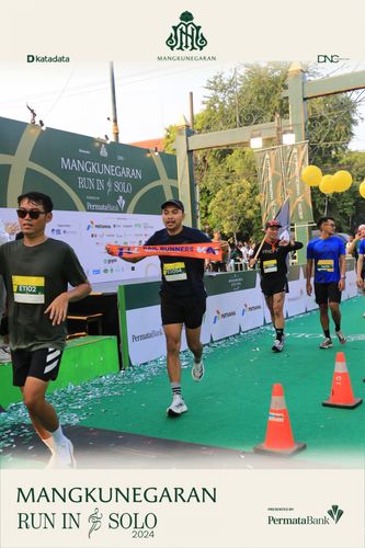 Race photo from Mangkunegaran Run 2024