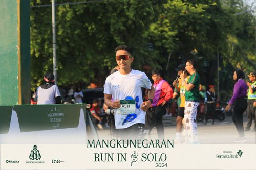 Race photo from Mangkunegaran Run 2024