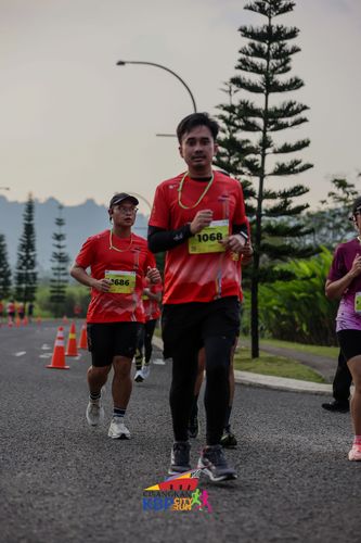 Race photo from CISANGKAN KBP CITY RUN 2025