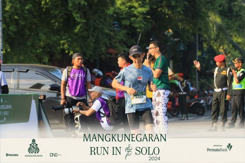 Race photo from Mangkunegaran Run 2024