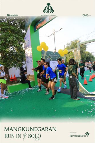 Race photo from Mangkunegaran Run 2024