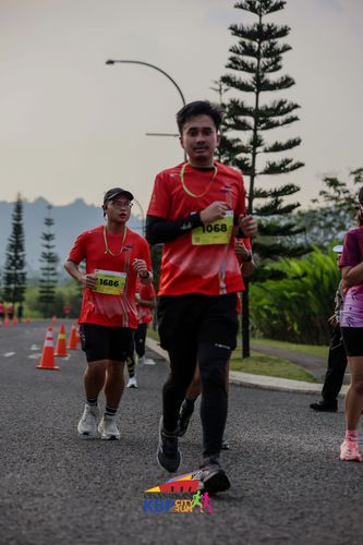 Race photo from CISANGKAN KBP CITY RUN 2025
