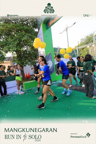 Race photo from Mangkunegaran Run 2024