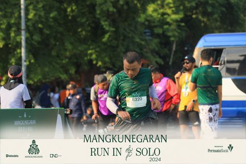 Race photo from Mangkunegaran Run 2024