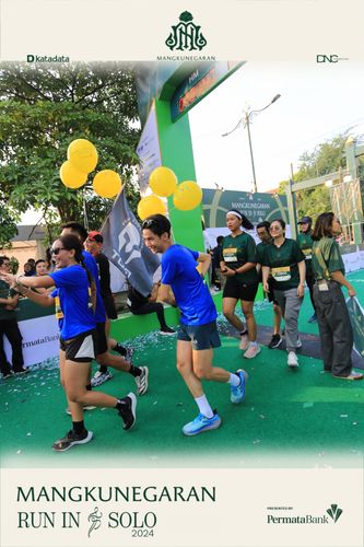 Race photo from Mangkunegaran Run 2024