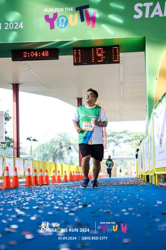 Race photo from BAF LIONS RUN 2024