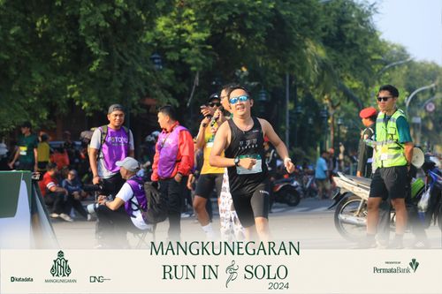 Race photo from Mangkunegaran Run 2024