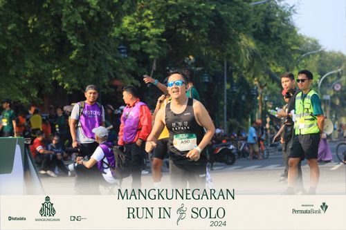 Race photo from Mangkunegaran Run 2024