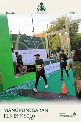Race photo from Mangkunegaran Run 2024
