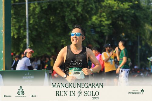 Race photo from Mangkunegaran Run 2024