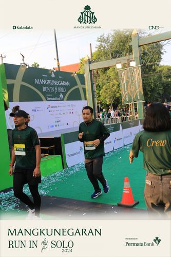 Race photo from Mangkunegaran Run 2024