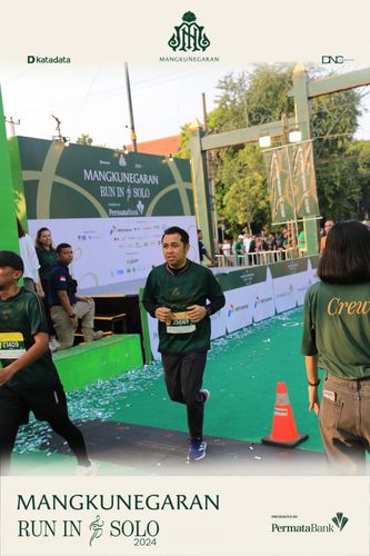 Race photo from Mangkunegaran Run 2024