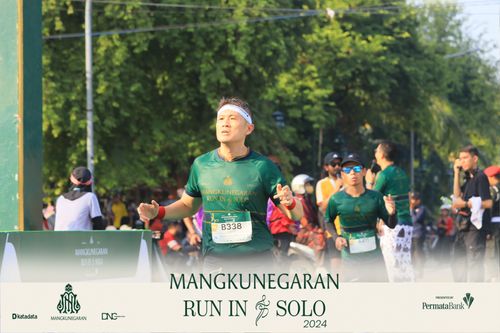 Race photo from Mangkunegaran Run 2024