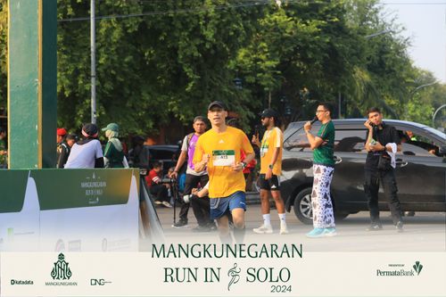 Race photo from Mangkunegaran Run 2024