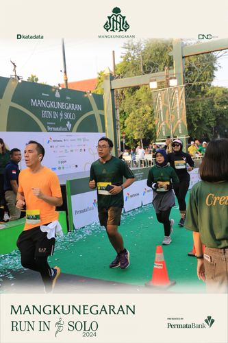 Race photo from Mangkunegaran Run 2024
