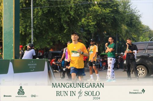 Race photo from Mangkunegaran Run 2024