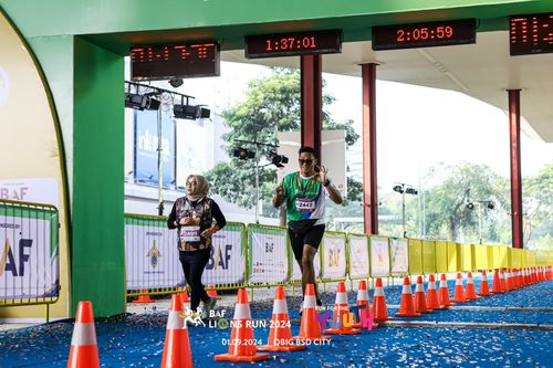 Race photo from BAF LIONS RUN 2024