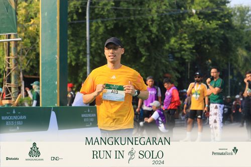 Race photo from Mangkunegaran Run 2024
