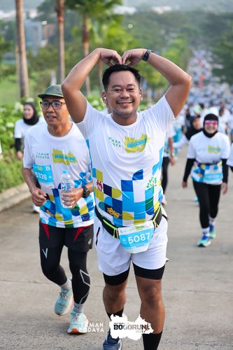 Race photo from Taman Budaya x BOGORUN 2025