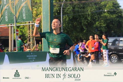 Race photo from Mangkunegaran Run 2024