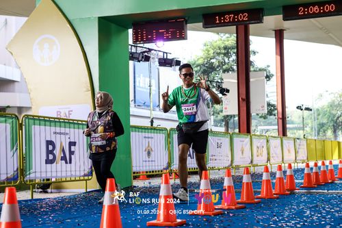 Race photo from BAF LIONS RUN 2024