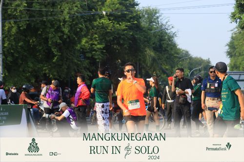 Race photo from Mangkunegaran Run 2024