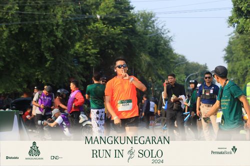 Race photo from Mangkunegaran Run 2024