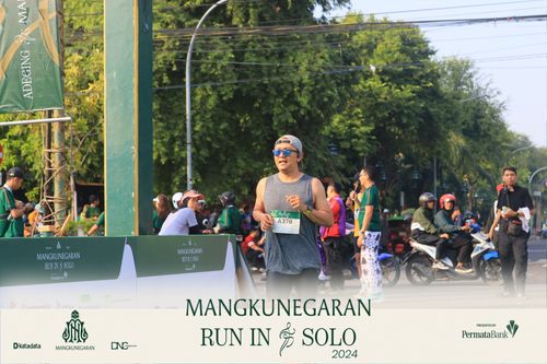 Race photo from Mangkunegaran Run 2024