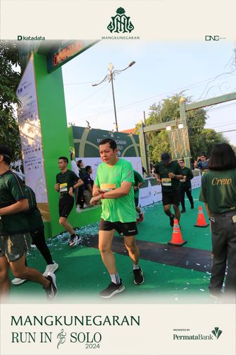Race photo from Mangkunegaran Run 2024